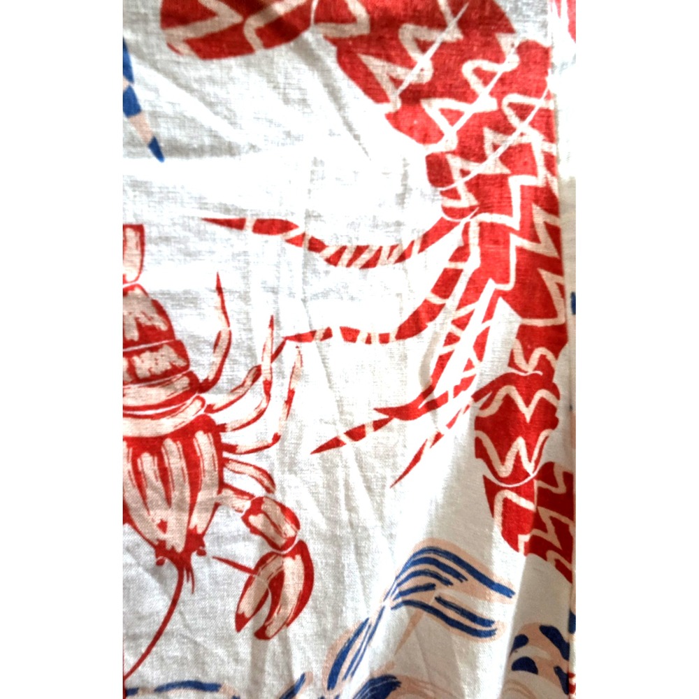 Rachel Zoe Lobster Skirt XS Long FUN Red/Cream/Cobalt/Pink Banded & Striped - Picture 6 of 9
